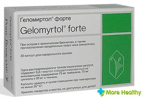 Геломиртол: описание препарата и оказываемый лечебный эффект