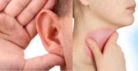 Боли в ухе и горле с одной стороны – причины и лечение