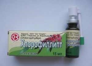 Хлорофиллипт для закапывания в нос